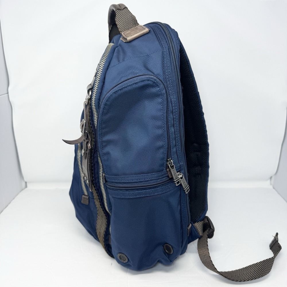 The TUMI Alpha Bravo Kingsville Deluxe Backpack Nylon Canvas Ballistic Bag 22382 - Picture 3 of 12